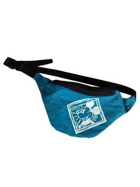 Vintage 90s Disney Fresh Mouse Mickey Mouse Teal Nylon Fanny Pack